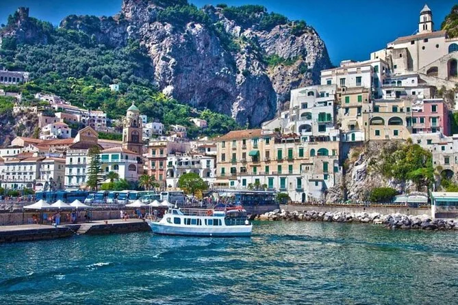 Positano, Sorrento & Pompeii Tour from Naples Port